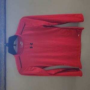 Boys YL Under Armour Fitted Long Sleeve Tee